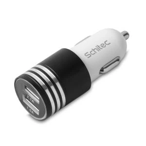 מטען נייד USB 2.1a כפול יציאות לרכב