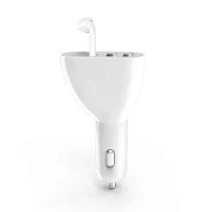 מטען לרכב עם אוזניות bluetooth