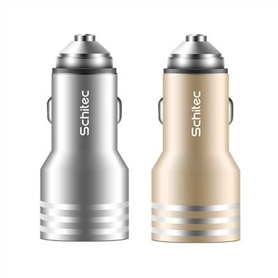 5v 2a יציאות כפולות USB מטען לרכב 2.1a