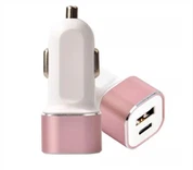 מטען לרכב ורוד 5v 2.1a