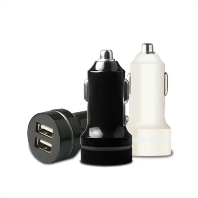 מטען USB כפול בעל תפוקה גבוהה עם שתי יציאות USB